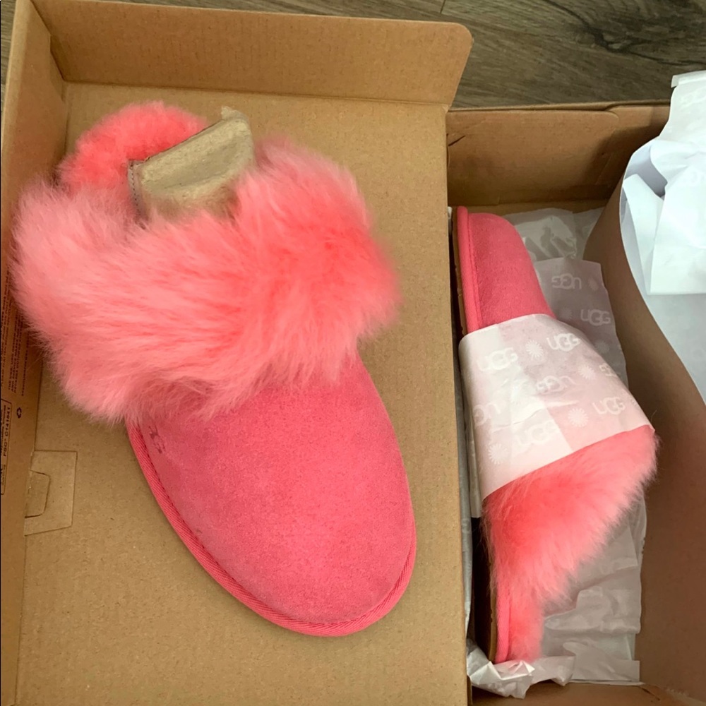 Ugg NIB Scuff Sis slippers - pink sz 9 women’s